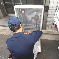 FS四条堀川置看板FL交換01.jpg